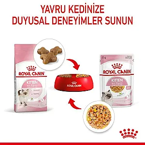 Royal Canin Kitten Jelly jöle içinde yavru kedi yaş maması 85 g poşeti - 3
