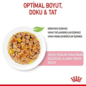 Royal Canin Kitten Jelly jöle içinde yavru kedi yaş maması 85 g poşeti - 6