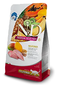 N&D Tropical Selection Tavuklu Tropikal Meyveli Ata Tahıllı Kısırlaştırılmış Kedi Maması - 1