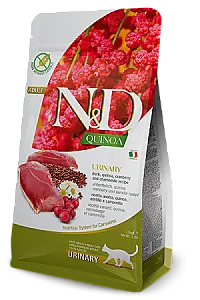 N&D Quinoa Urinary Ördek Etli Kızılcıklı Tahılsız Yetişkin Kedi Maması - 1