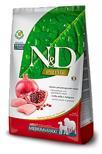 N&D Prime Tavuklu ve Narlı Tahılsız Orta ve Büyük Irk Yetişkin Köpek Maması - 1