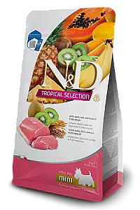 N&D Tropical Selection Domuz Etli Tropikal Meyveli Ata Tahıllı Küçük Irk Yetişkin Köpek Maması - 1