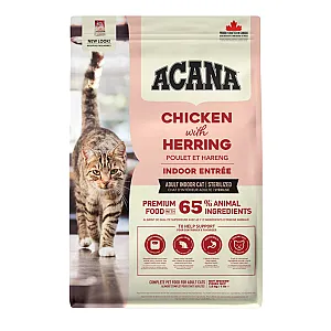 Acana Indoor Entrée Tavuklu ve Ringa Balıklı Kısırlaştırılmış Kedi Maması 340 g - 1