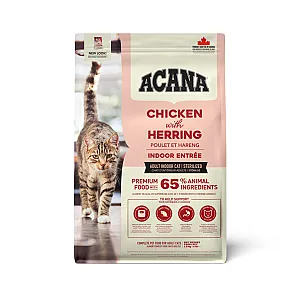 Acana Indoor Entrée Tavuklu ve Ringa Balıklı Kısırlaştırılmış Kedi Maması 1.8 kg - 1