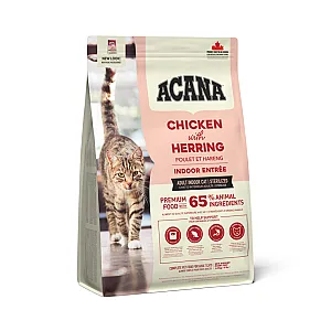 Acana Indoor Entrée Tavuklu ve Ringa Balıklı Kısırlaştırılmış Kedi Maması 1.8 kg - 2