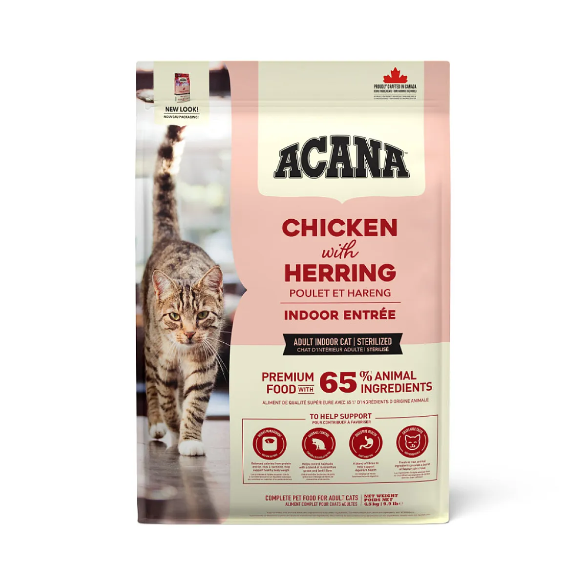 Acana Indoor Entrée Tavuklu ve Ringa Balıklı Kısırlaştırılmış Kedi Maması 4.5 kg