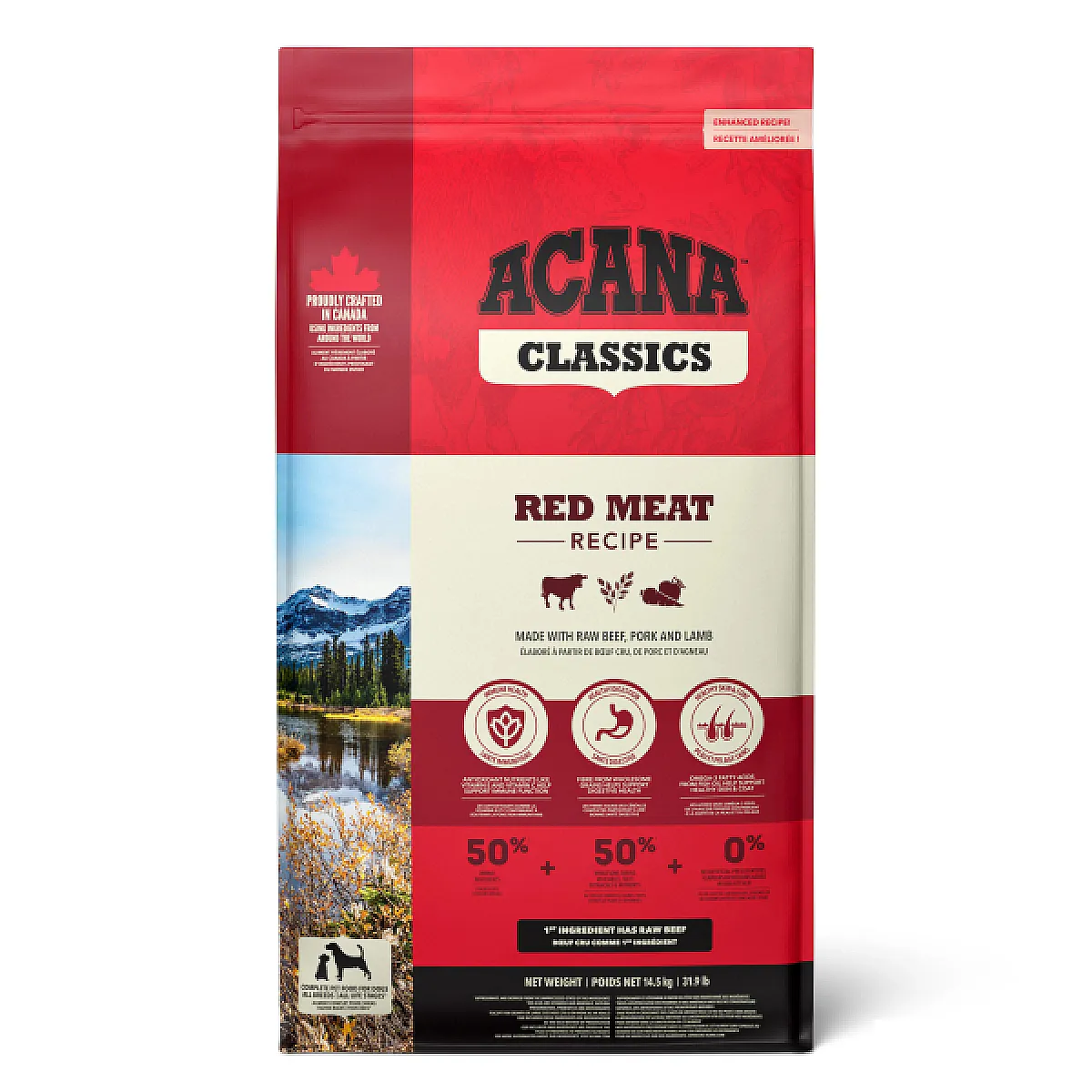 Acana Classics Red Meat Kuzu ve Dana Etli Köpek Maması 14.5 kg