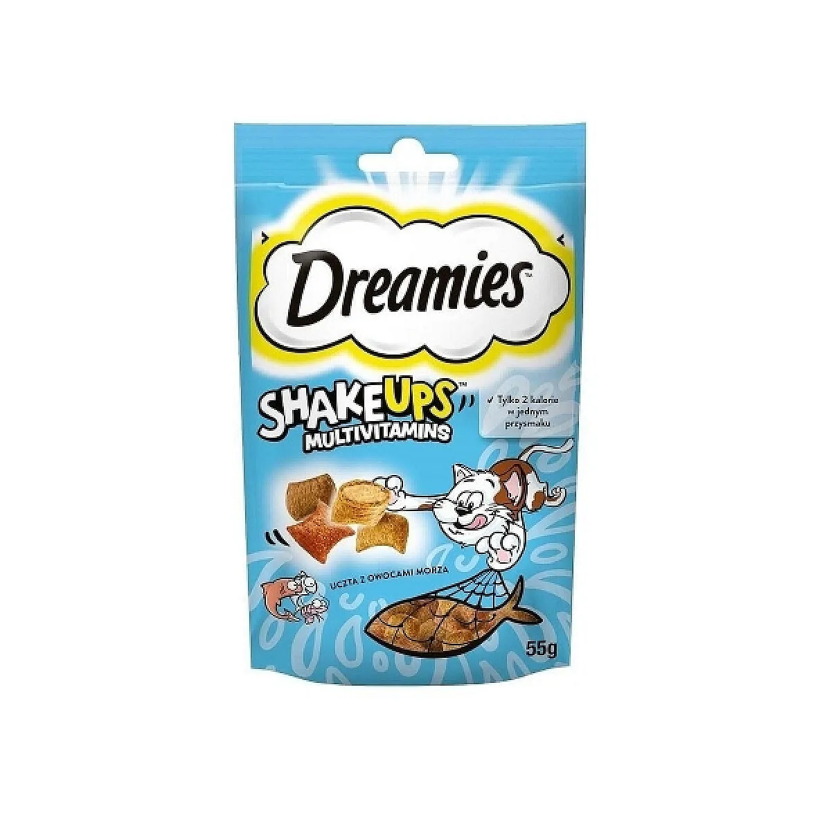 Dreamies Shakeups Seafood Balıklı Kedi Ödül Maması 55 g