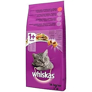 Whiskas Tavuklu ve Sebzeli Yetişkin Kuru Kedi Maması 14 kg - 1