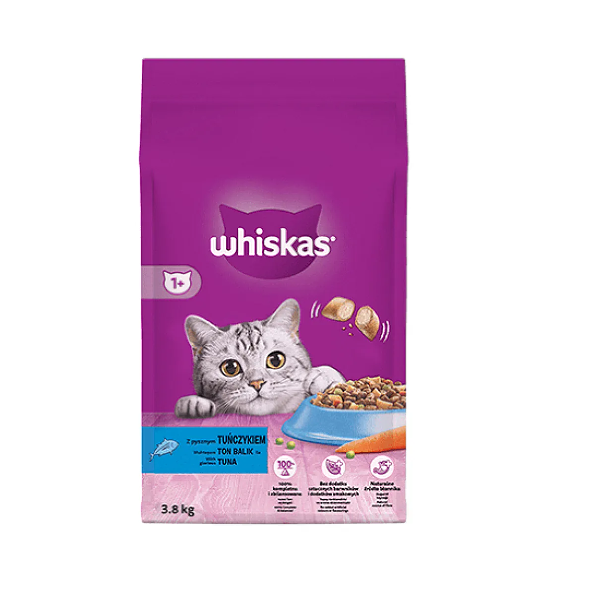 Whiskas Ton Balıklı Kuru Kedi Maması 3.8 kg
