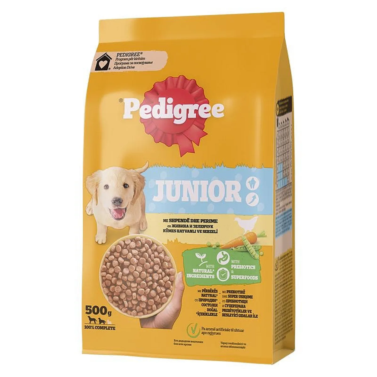 Pedigree Kümes Hayvanlı ve Sebzeli Yavru Köpek Maması 500 g