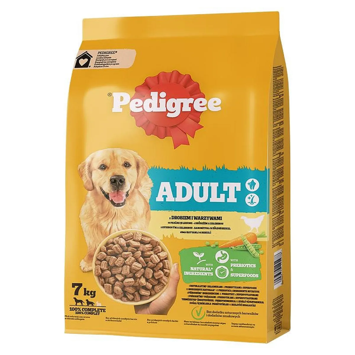Pedigree Kümes Hayvanlı ve Sebzeli Yetişkin Köpek Maması 7 kg