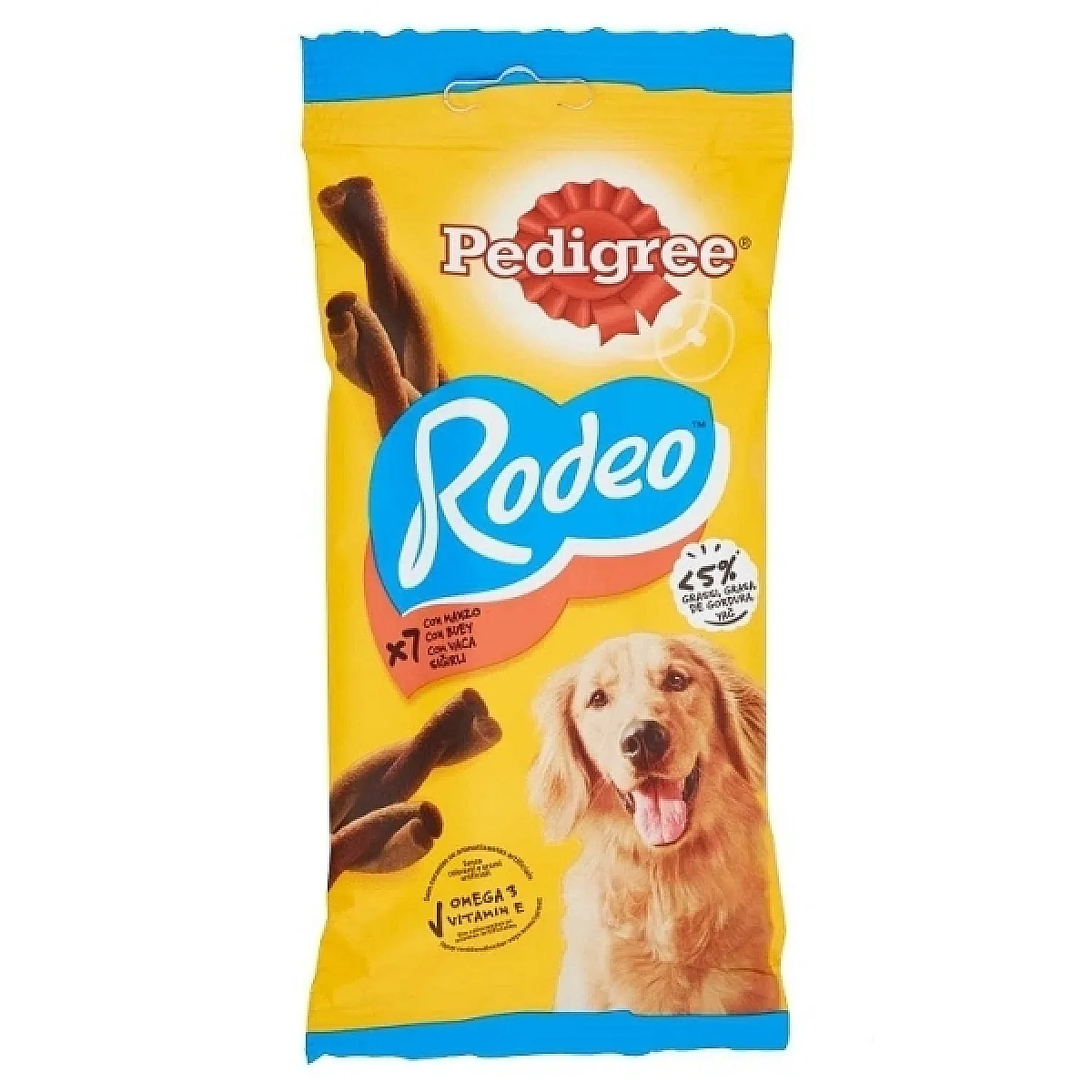 Pedigree Rodeo Sığır Etli Köpek Ödül Çubuğu 7'lü 123 g