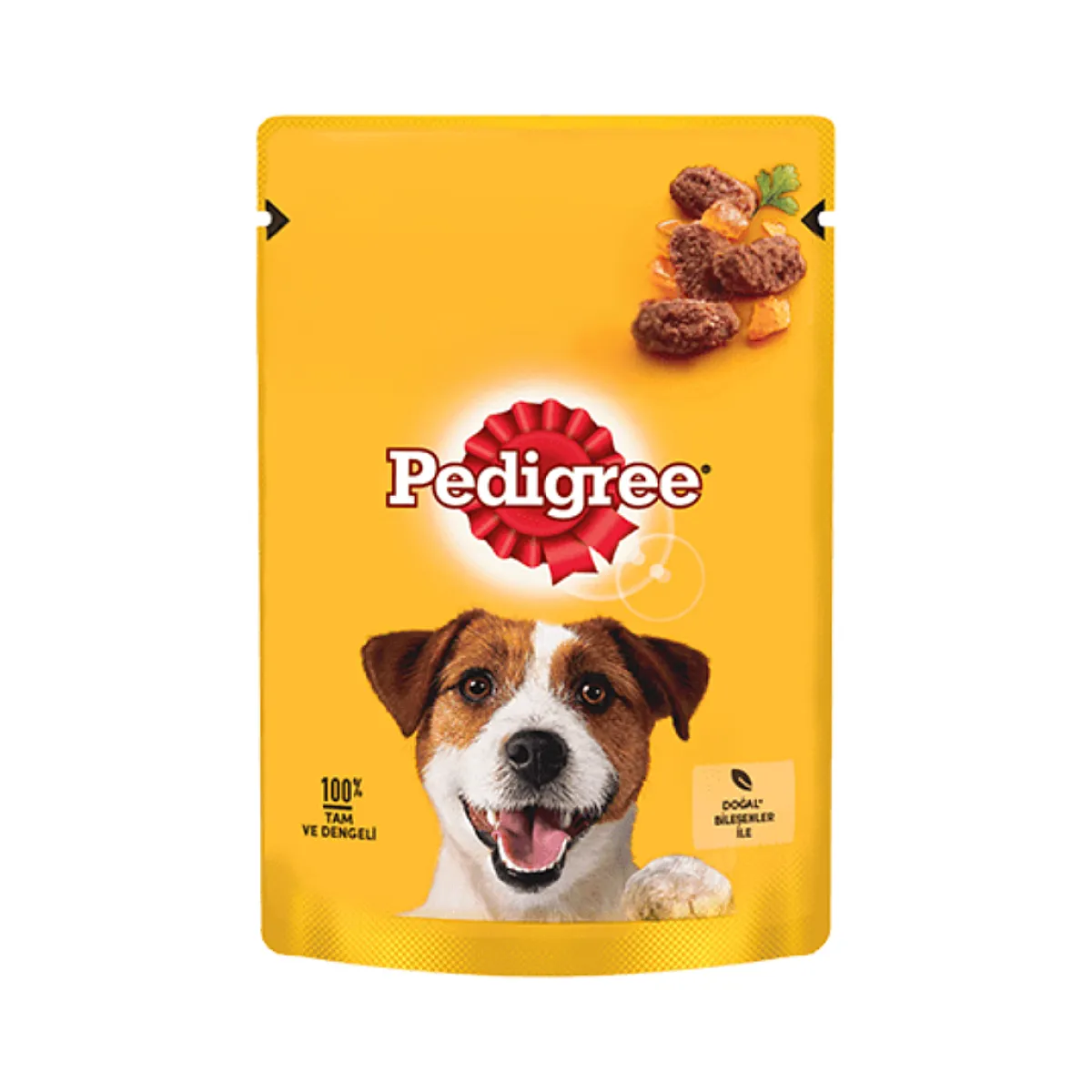 Pedigree Sığır Etli Yetişkin Köpek Yaş Maması Poşet 100 g