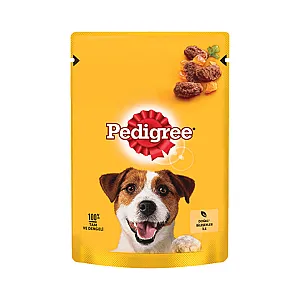 Pedigree Sığır Etli Yetişkin Köpek Yaş Maması Poşet 100 g - 1