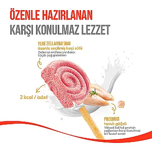 Wanpy Dondurularak Kurutulmuş Yaban Mersinli Lolipop Köpek Ödülü 6 g (10'lu) - 4
