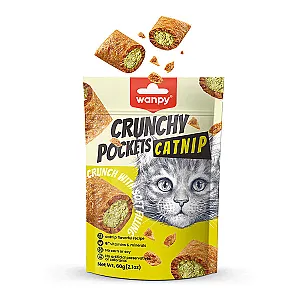 Wanpy Crunch Kedi Otlu ve Tavuklu Kedi Ödül Maması 60 g - 1