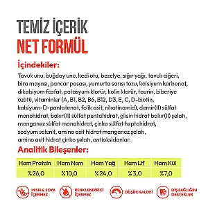 Wanpy Crunch Kedi Otlu ve Tavuklu Kedi Ödül Maması 60 g - 5