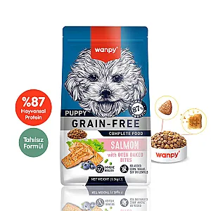 Wanpy Tahılsız Somonlu Yavru Köpek Maması 1,5 kg - 1
