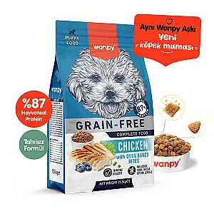 Wanpy Tahılsız Tavuklu Yavru Köpek Maması 1,5 kg - 1