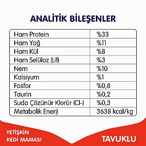 Wanpy Tahılsız Tavuklu Yetişkin Kedi Maması 8 kg - 6