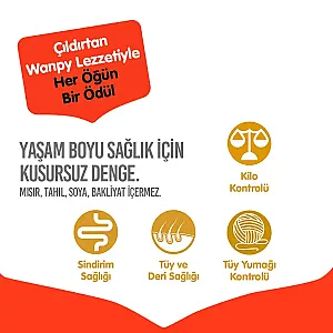 Wanpy Tahılsız Ton Balıklı Yetişkin Kedi Maması 8 kg - 4