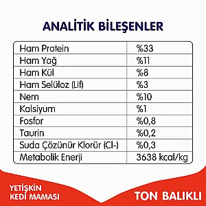 Wanpy Tahılsız Ton Balıklı Yetişkin Kedi Maması 8 kg - 6