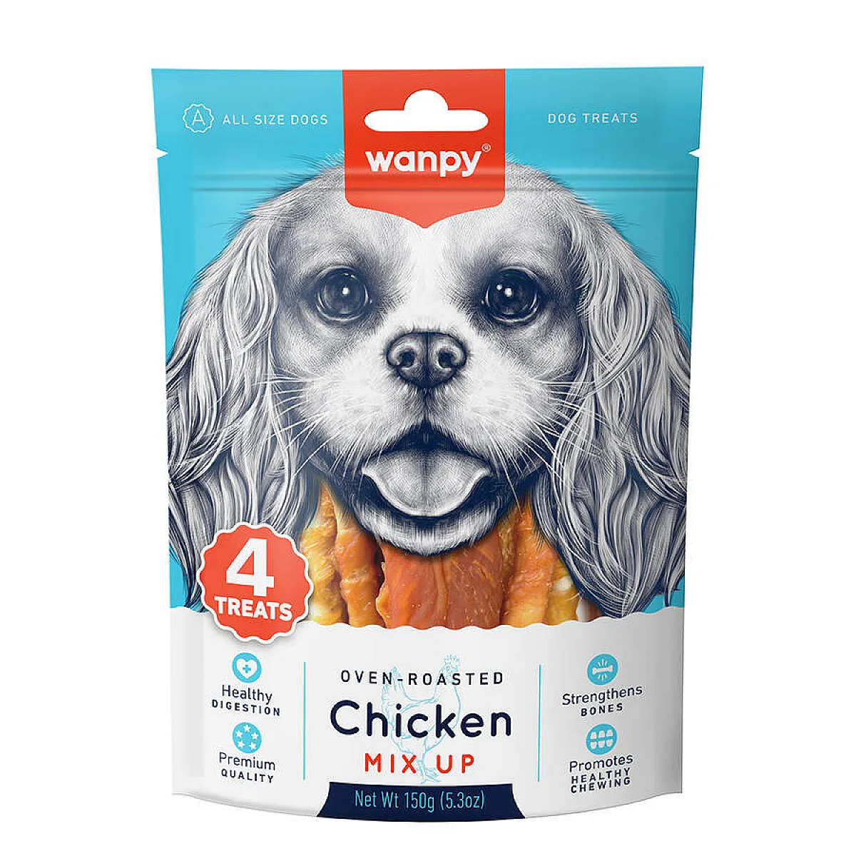 Wanpy Tavuklu Karışık Köpek Ödülü 150 g