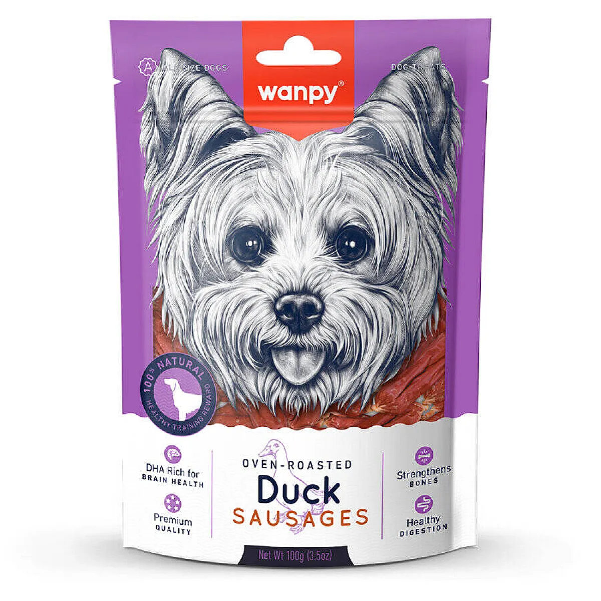 Wanpy Ördek Etli Sosis Köpek Ödülü 100 g