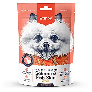 Wanpy Gerçek Somon Dilimleri Köpek Ödülü 100 g - 1