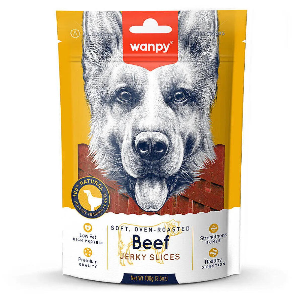 Wanpy Gerçek Biftek Fileto Köpek Ödülü 100 g