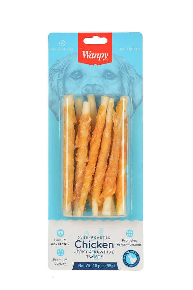 Wanpy Deri Üzerine Tavuk Sarılı Köpek Ödülü 85 g