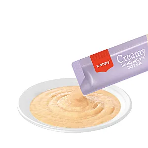 Wanpy Ton Balıklı ve Yengeçli Krema Kedi Ödülü 5x14 g - 3