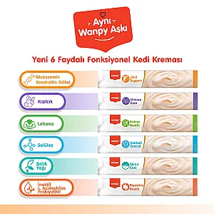 Wanpy Joint Support Sığır Etli ve Tavuklu Eklem Destekleyici Krema Kedi Ödülü 5x14 g - 5