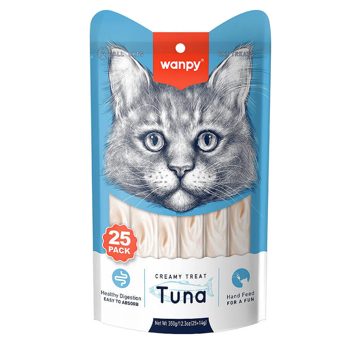 Wanpy Ton Balıklı Krema Kedi Ödülü 25x14 g