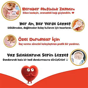 Wanpy Tavuklu Kaşıklı Krema Kedi Ödülü 10x16 g - 4