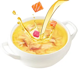 Wanpy Somon ve Ton Balığı Eti Çorbası Kedi Ödülü 50 g - 2