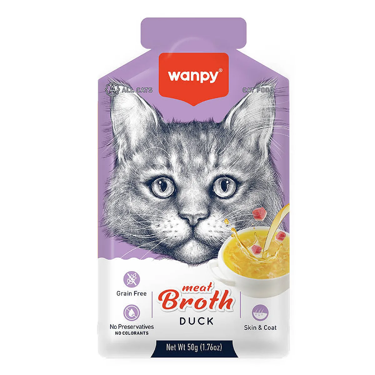 Wanpy Ördek Eti Çorbası Kedi Ödülü 50 g
