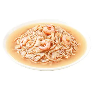 Wanpy Stew Ton Balıklı ve Karidesli Pouch Yaş Kedi Maması 70 g - 2