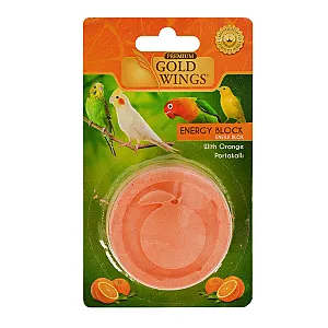 Gold Wings Premium Portakallı Kuş Enerji Bloğu (Gaga Taşı) - 2