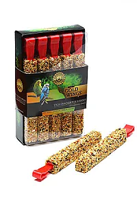 Gold Wings Premium Ballı ve Meyveli Muhabbet Kuşu Krakeri 10'lu - 1