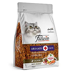 Felicia Hipoalerjenik Üriner Sağlığı İçin Somonlu Düşük Tahıllı Kısırlaştırılmış Kedi Maması 1 kg - 2