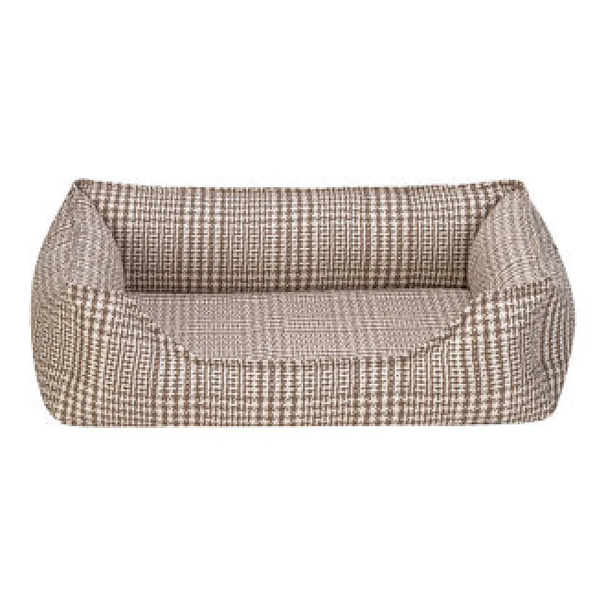 Pet Comfort Bej Kareli Kedi-Köpek Yatağı XS