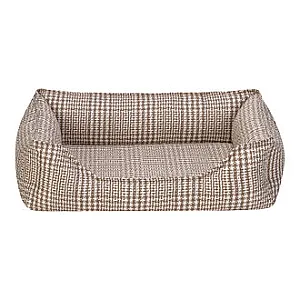 Pet Comfort Bej Kareli Kedi-Köpek Yatağı XS