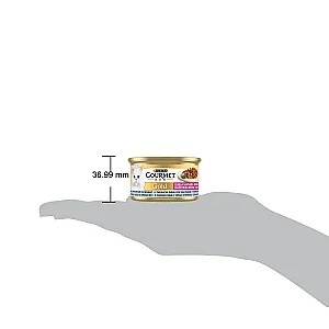 Gourmet Gold Sos İçinde Okyanus Balığı ve Ispanaklı Kedi Konservesi 85 g - 2