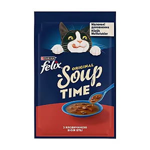 Felix Original Soup Time Sığır Etli Kedi Çorbası 48 g - 1