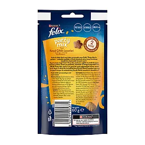 Felix Party Mix Original Karışık Çiftlik Lezzetleri Kedi Ödül Maması 60 g - 2