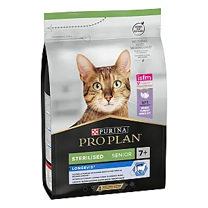 Pro Plan Longevis 7+ Hindili Kısırlaştırılmış Yaşlı Kedi Maması 3 kg - 1