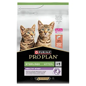 Pro Plan Healthy Start Somonlu Kısırlaştırılmış Yavru Kedi Maması 3 kg - 2