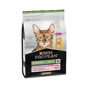 Pro Plan Delicate Digestion Tavuklu Kısırlaştırılmış Kedi Maması 3 kg - 1